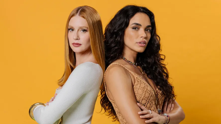 Preciosa e Luna na novela Fuzuê - Foto: Reprodução/Globo