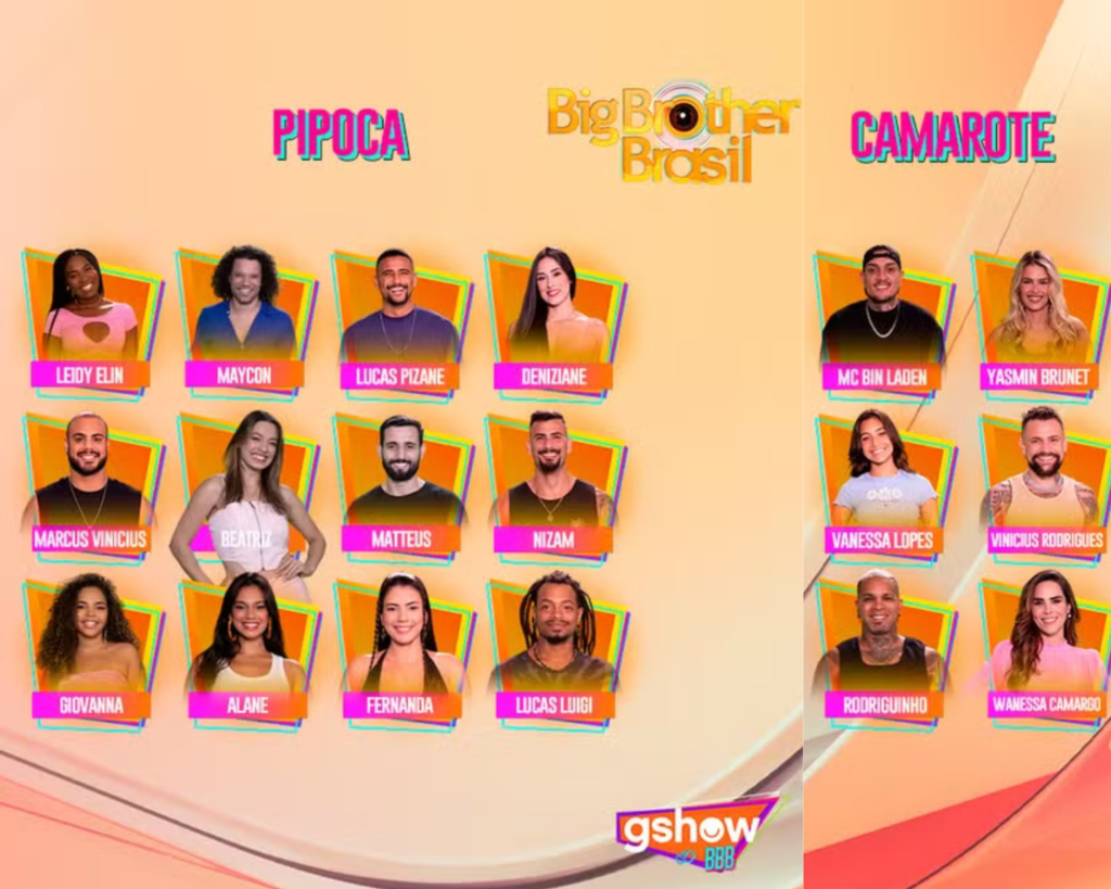 Mosaico: conheça os 18 participantes do BBB 24 — Foto: Globo