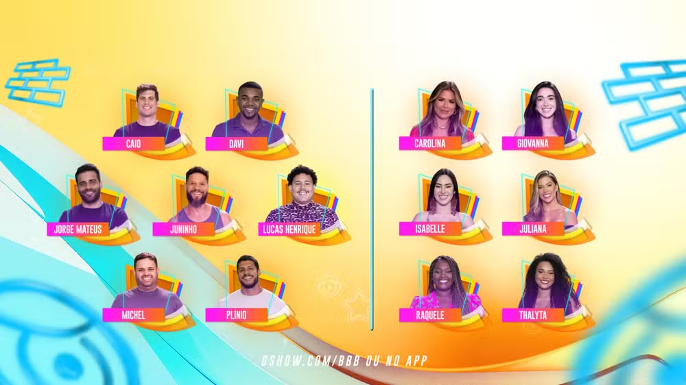 Conheça os 13 candidatos às vagas no BBB 24 — Foto: Reprodução/Globo